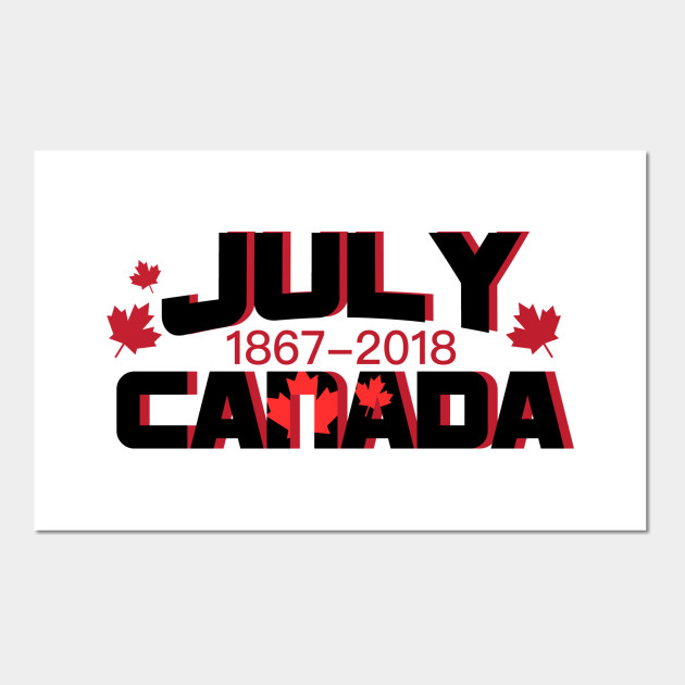 Canada Maple Leaf Vintage Retro 151 Years